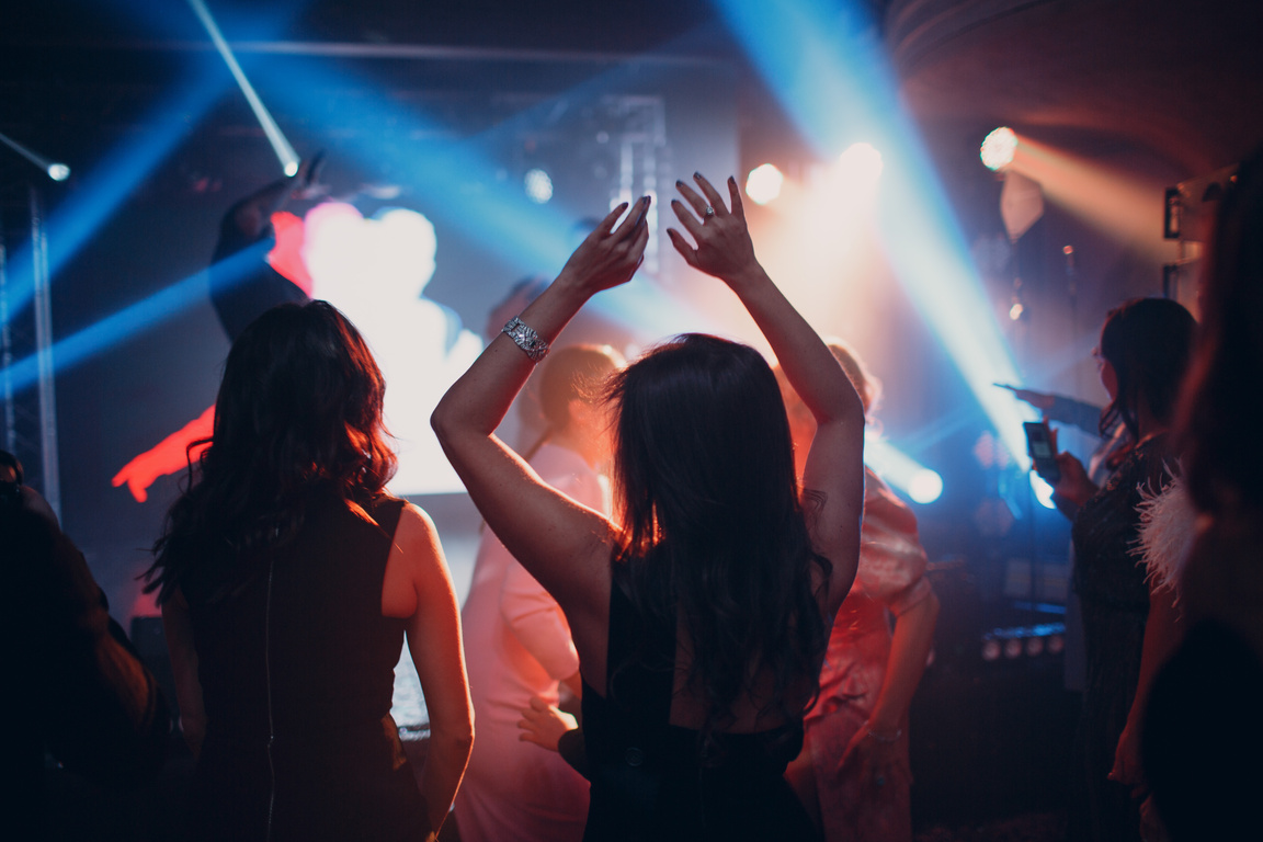 Crowd Dancing in a Nightclub